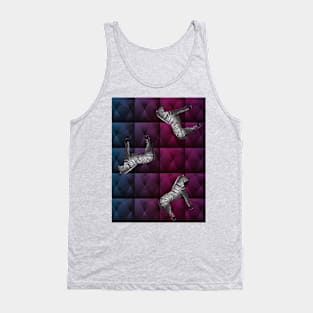 Lost Zebras in Space Tank Top